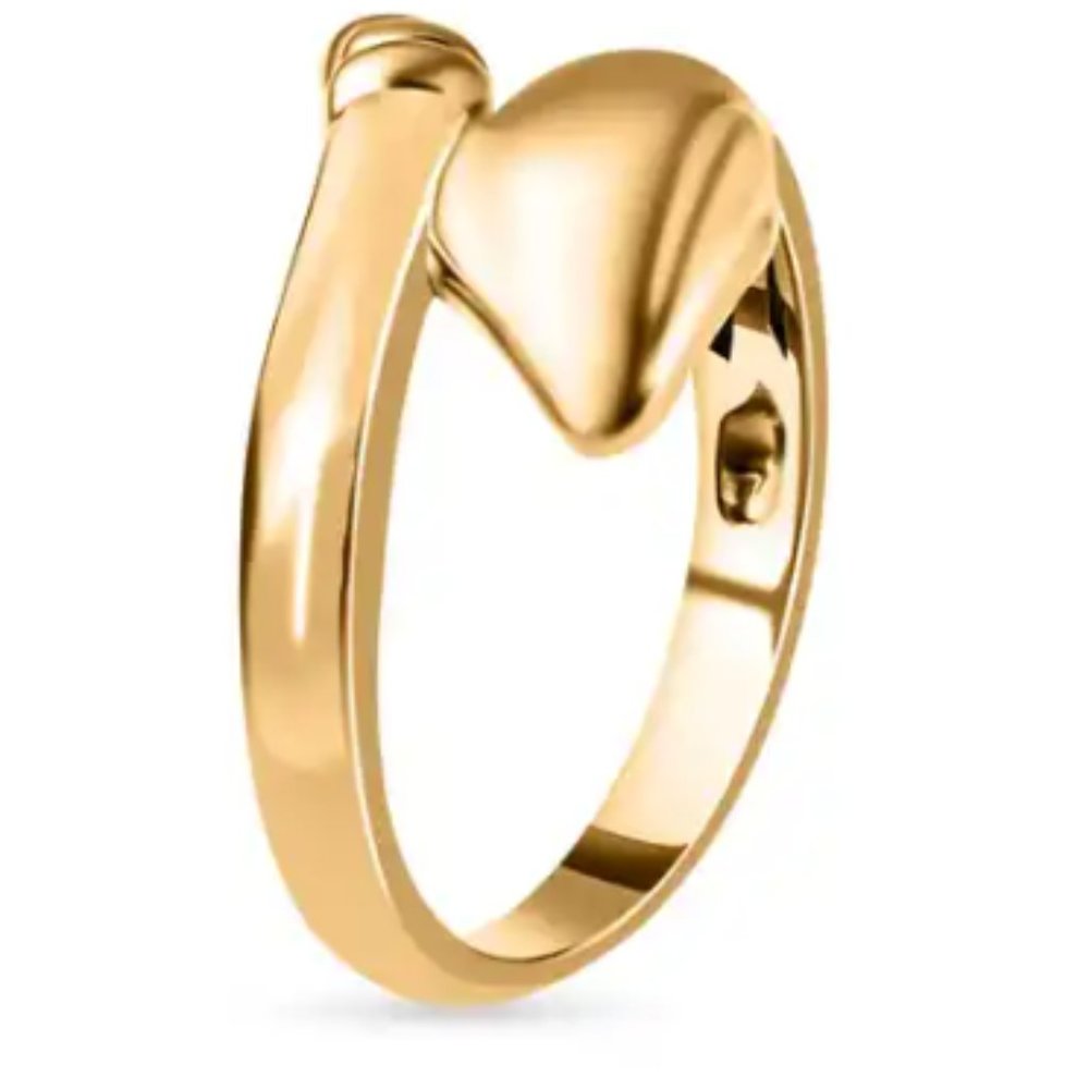 Snake Ring in VYG Over Sterling Silver 3.50 Grams - Picture 2 of 2